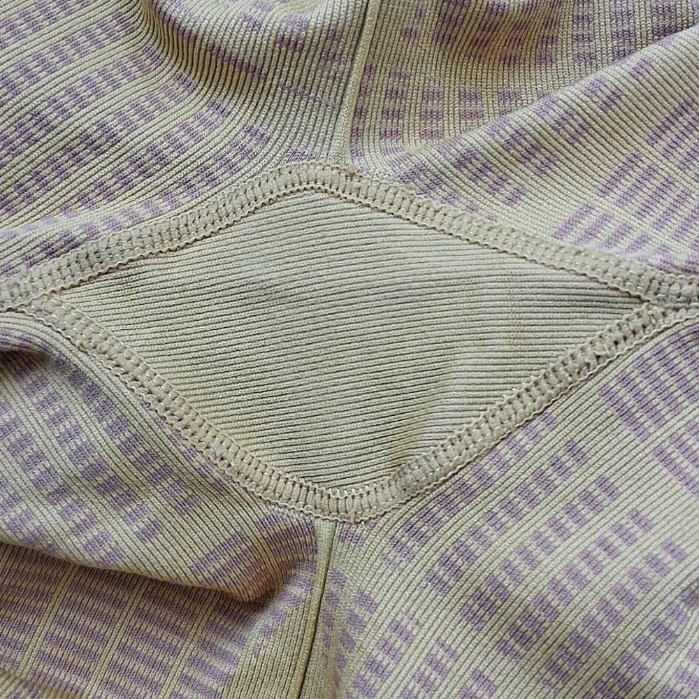 Fabletics Yellow Seamless Leggings Size S